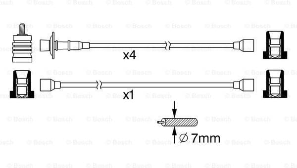 Ignition Cable Kit 0986356370 - image 5