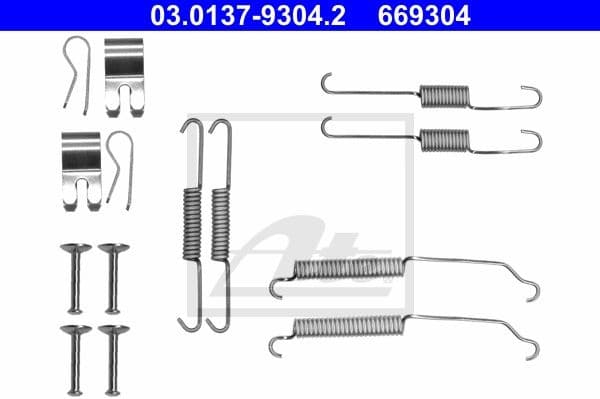 Accessory Kit, brake shoes 03.0137-9304.2 - image 2