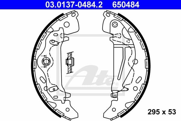 Brake Shoe Set 03.0137-0484.2