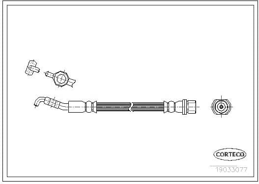 Brake Hose 19033077