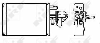 Heat Exchanger, interior heating 53235