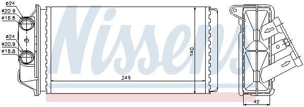Heat Exchanger, interior heating 71454