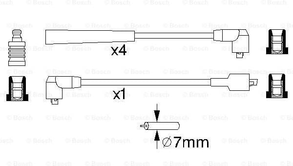 Ignition Cable Kit 0986356859 - image 5