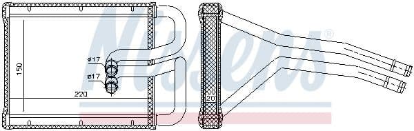 Heat Exchanger, interior heating 77642