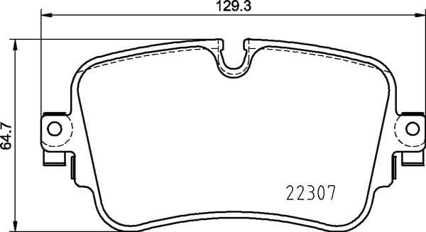 Brake Pad Set, disc brake PRIME LINE P85161