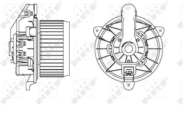 Interior Blower EASY FIT 34166