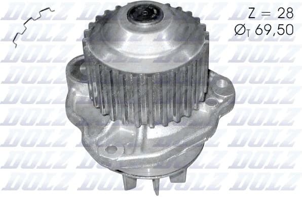 Water Pump, engine cooling C135