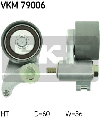 Tensioner Pulley, timing belt VKM 79006
