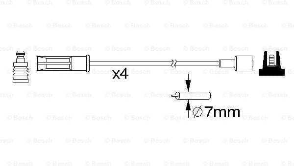 Ignition Cable Kit 0986357184 - image 5