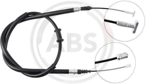 Cable Pull, parking brake K13678