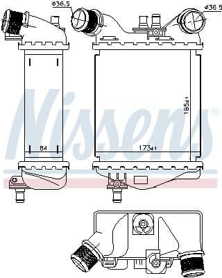 Charge Air Cooler ** FIRST FIT ** 96167