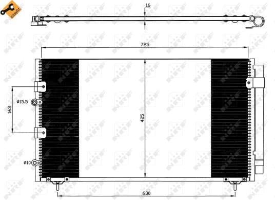 Condenser, air conditioning EASY FIT 35609