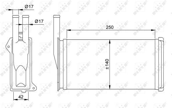 Heat Exchanger, interior heating 58638
