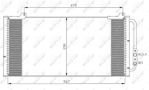 Condenser, air conditioning 35346