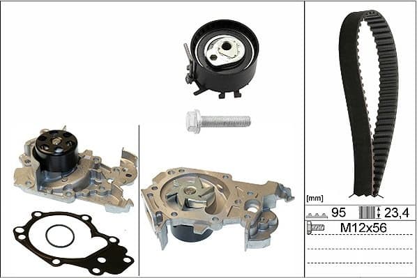 Water Pump & Timing Belt Kit 530019530