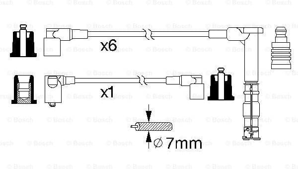 Ignition Cable Kit 0986356314 - image 5