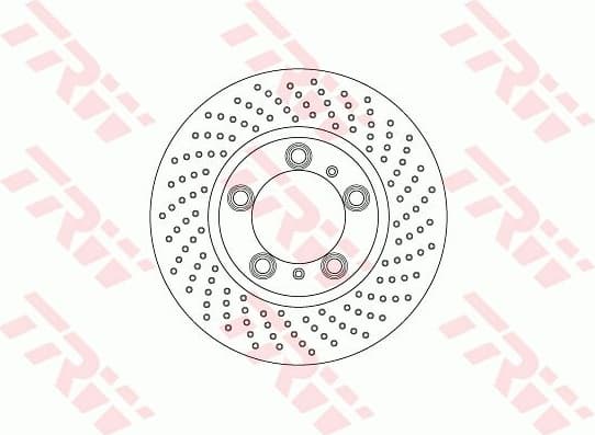 Brake Disc TRW SINGLE DF6779S - image 2