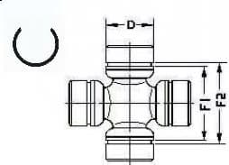 Joint, propshaft U-730 - image 2