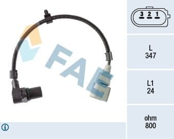 Sensor, crankshaft pulse 79463