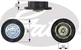 Cap, coolant tank RC242