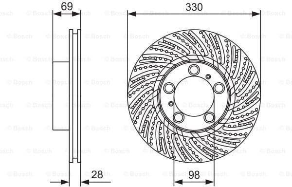Brake Disc 0986479D25 - image 5