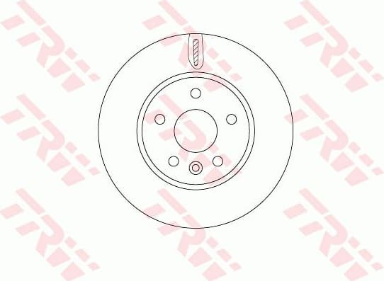 Brake discs kit front (2pcs), Top Quality DF6819