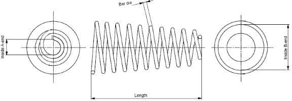 Suspension Spring MONROE SPRINGS SP3744