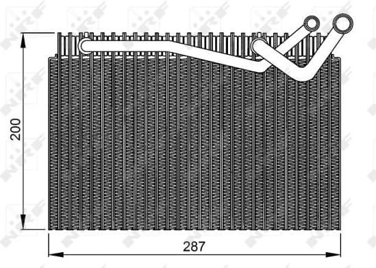 Evaporator, air conditioning 36150