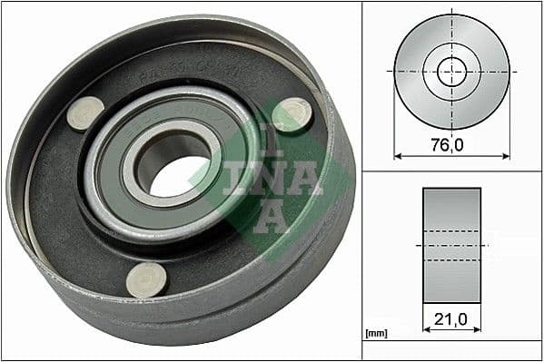 Deflection/Guide Pulley, V-ribbed belt 532056710
