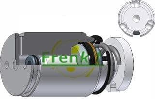 Piston, brake caliper K365101R