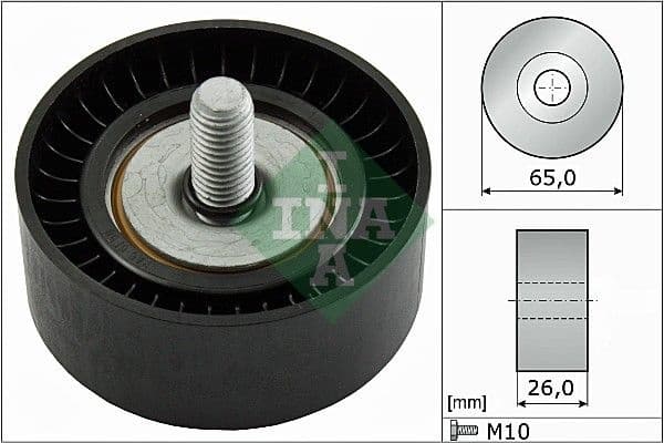 Deflection/Guide Pulley, V-ribbed belt 532047910