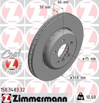 Brake Disc FORMULA F 150.3483.32