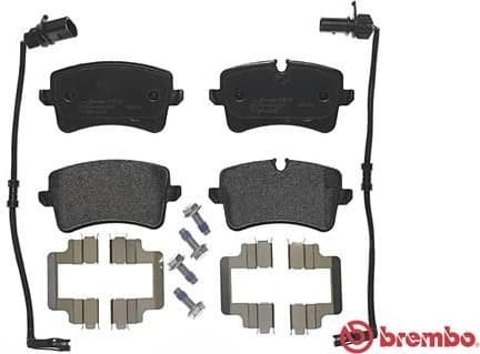 Brake pads rear, Top Quality P85117 - image 2