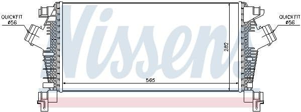 Charge Air Cooler ** FIRST FIT ** 96556