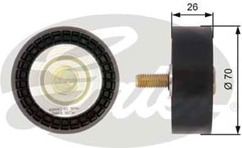 Deflection/Guide Pulley, V-ribbed belt DriveAlign™ T36296