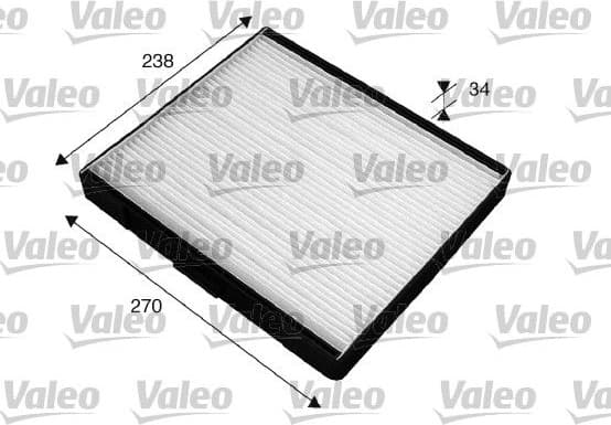 Filter, cabin air VALEO ESSENTIAL 715517