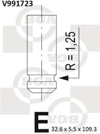 Valve inlet V991723 - image 2