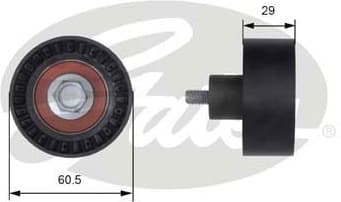 Deflection Pulley/Guide Pulley, timing belt PowerGrip™ T41233