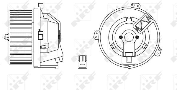 Interior Blower 34168