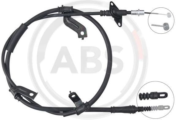 Cable Pull, parking brake K17489
