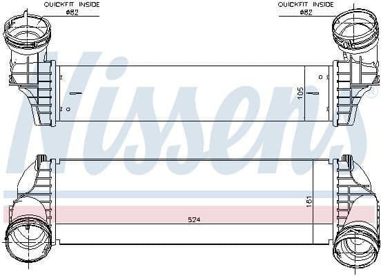 Charge Air Cooler ** FIRST FIT ** 96364