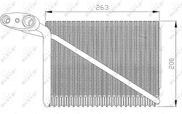 Evaporator, air conditioning EASY FIT 36077