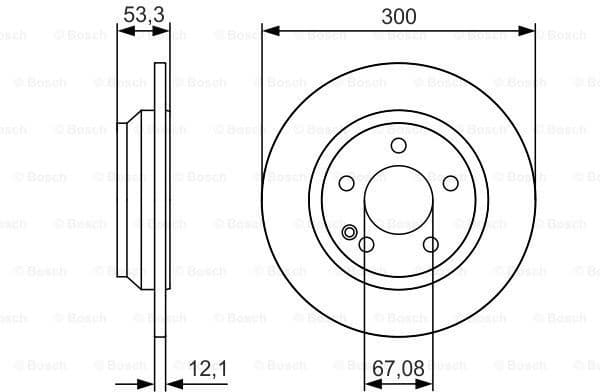 Brake Disc 0986479D12 - image 5