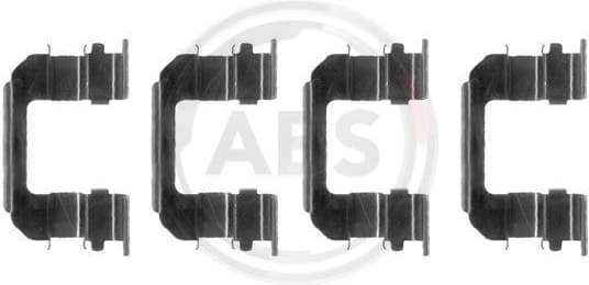 Accessory Kit, disc brake pad 1287Q