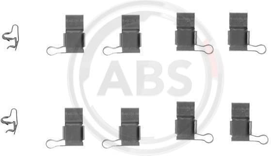 Accessory Kit, disc brake pad 1193Q