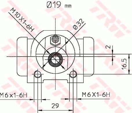 Wheel Brake Cylinder BWD302 - image 2