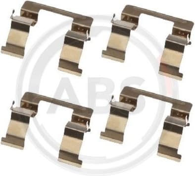 Accessory Kit, disc brake pad 1605Q