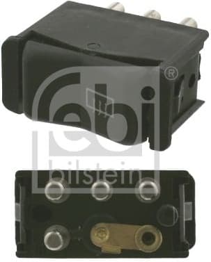 Switch, rear window heating febi Plus 18310