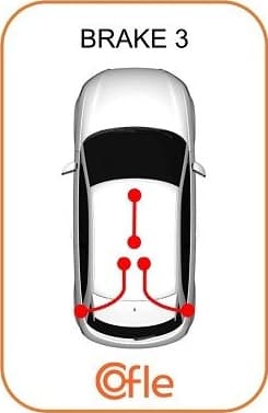 Cable Pull, parking brake 17.0128