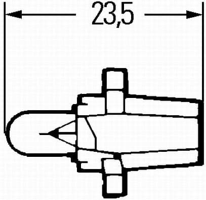 Bulb, instrument lighting STANDARD 8GA 007 997-051